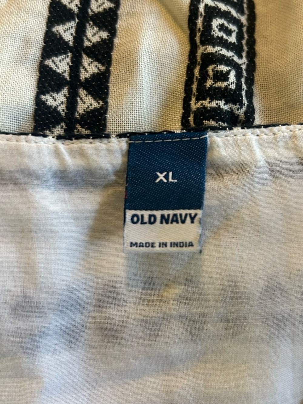 Old Navy Jacquard Mini Swing Dress Geometric Tribal Southwestern Women’s Size XL - Picture 4 of 6